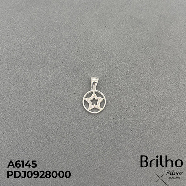 CDJ0459 DIJE ESTRELLA DENTRO DE CêRCULO