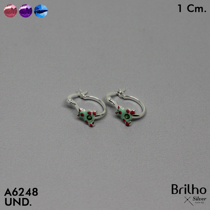 CCA426 CANDONGA ESMALTADA OSO CON CIRCON