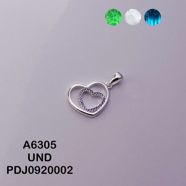 CDJ0507 DIJE DOBLE CORAZON