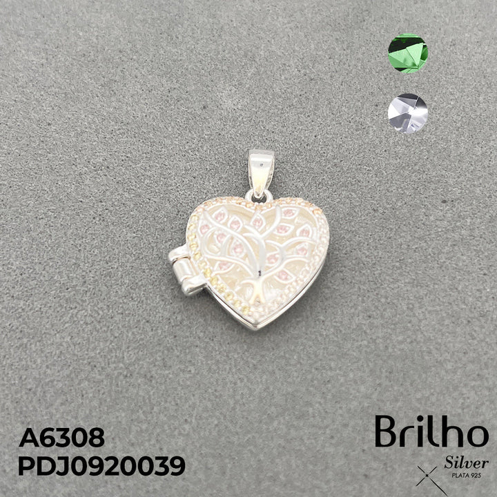 CDJ0370 DIJE RELICARIO CORAZON MICROCIRCON