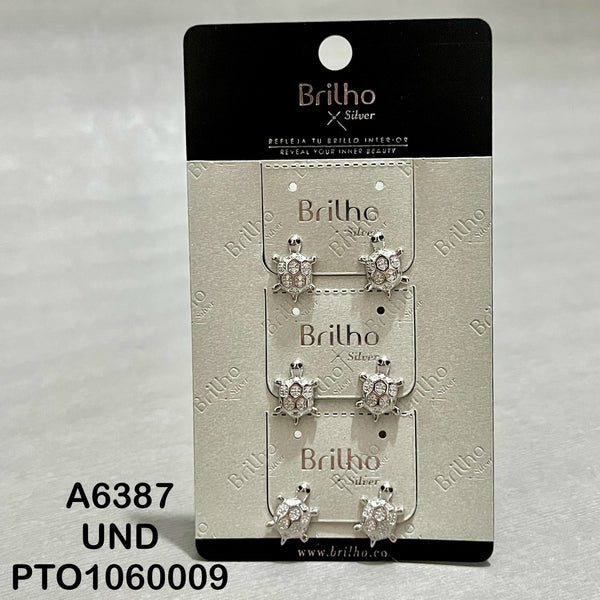 T3N152 TOPO TORTUGA RODIO X3