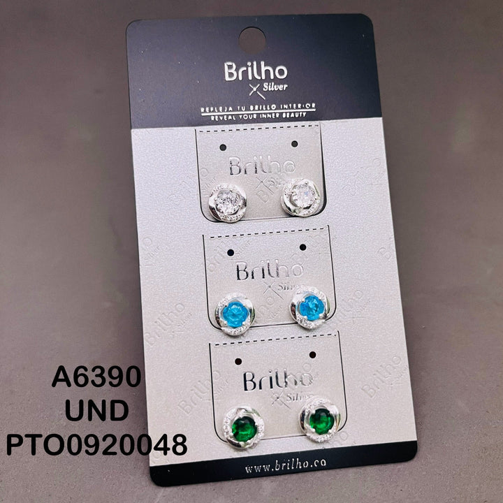 T3N146 TOPO FLOR CON CIRCON  X3