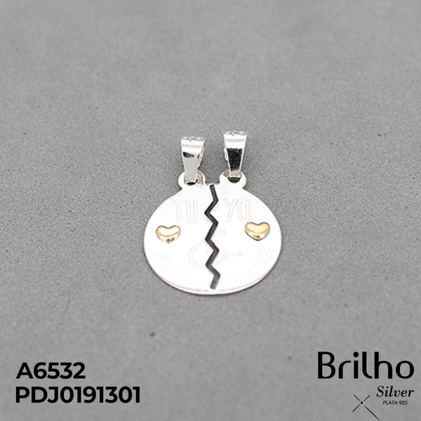 CDJ0440 DIJE CIRCULO PARTIDO TU Y YO