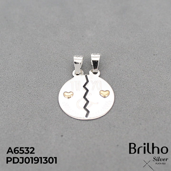 CDJ0440 DIJE CIRCULO PARTIDO TU Y YO