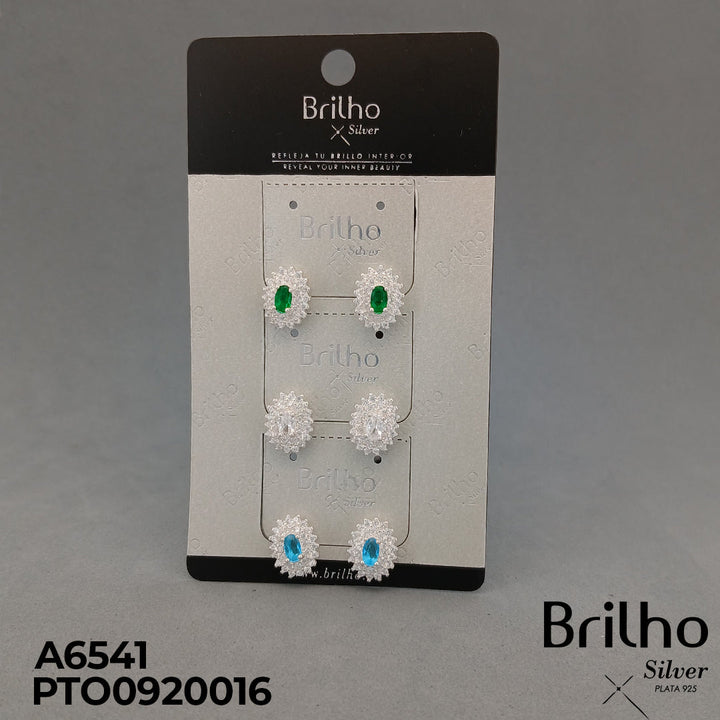 A6541 TOPO CIRCULO OVALADO MICROCIRCON  X3