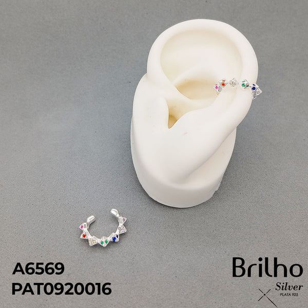 EAR113 EARCUFF ROMBOS