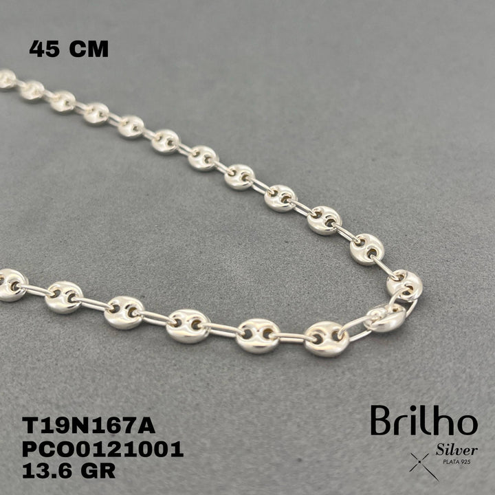 T19N206 CADENA GUCCI SOLO PLATA 5MM 50CM
