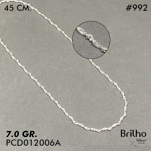 PCD0992 CADENA DELGADA Y ESPECIAL 45CM