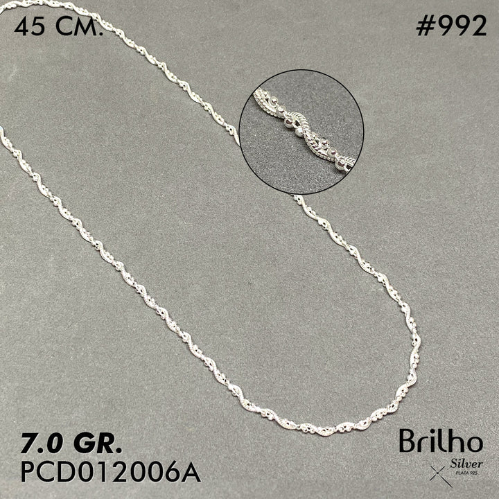 PCD0992 CADENA DELGADA Y ESPECIAL 45CM