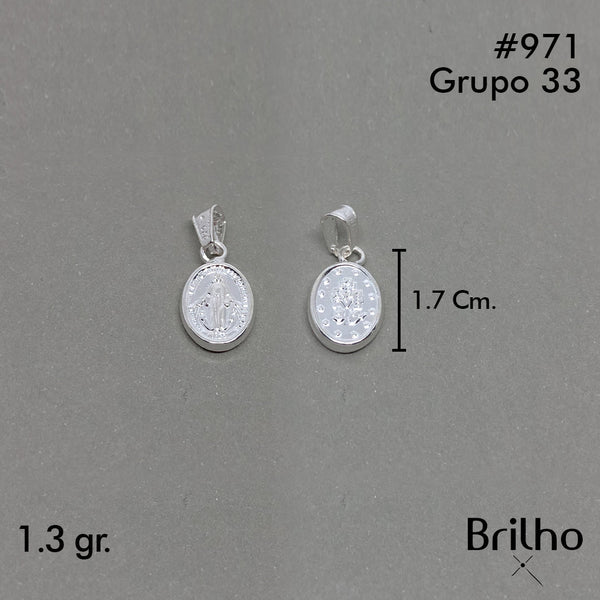 CDJ0971 DIJE VIRGEN MILAGROSA  NACIONAL