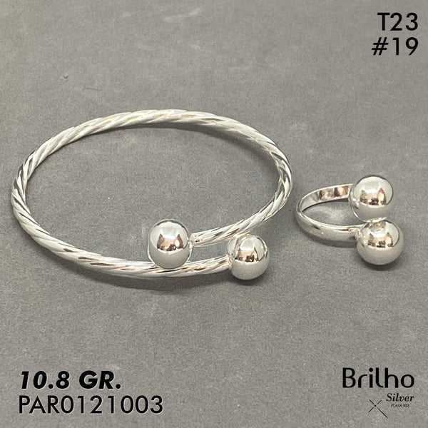 T23N019 ARO TU Y YO ENTORCHADO SOLO PLATA