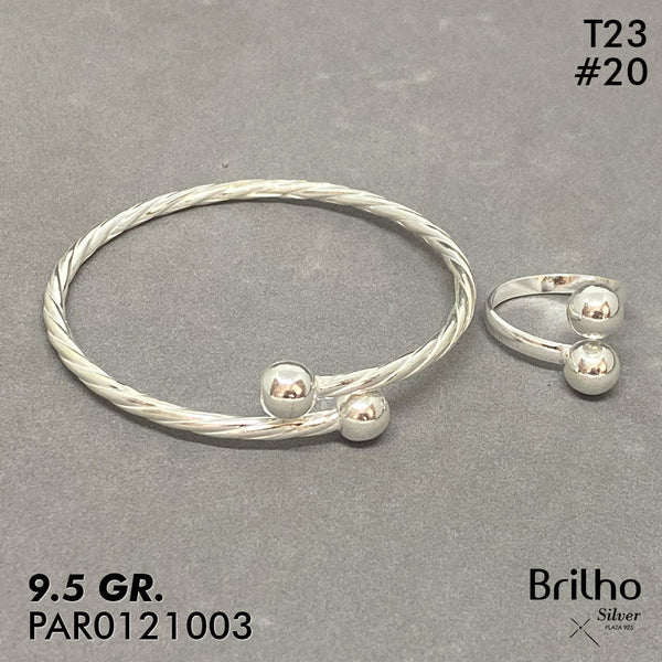 T23N020 ARO TU Y YO ENTORCHADO SOLO PLATA