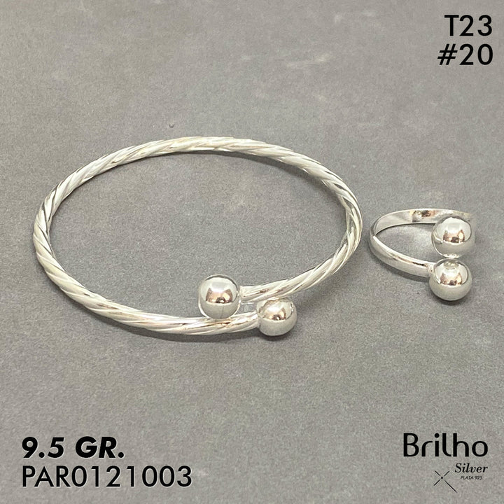 T23N020 ARO TU Y YO ENTORCHADO SOLO PLATA