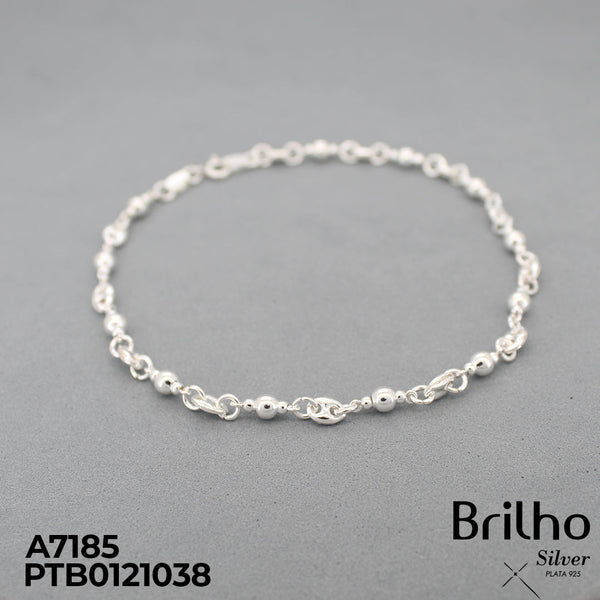 T7N002 TOBILLERA GUCCI SOLO PLATA