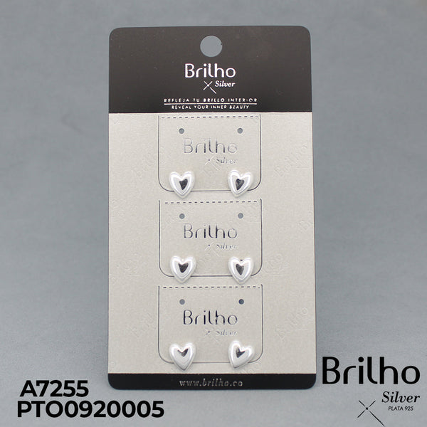 T3N084 TOPO CORAZON LISO X3