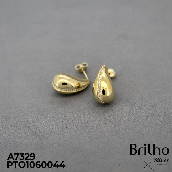 CAJ64 TOPO CHUNKY  BA„O EN ORO MICROCIRCON