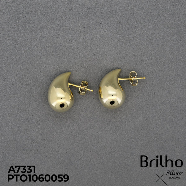 CAJ67 TOPO CHUNKY LISO BA„O EN ORO