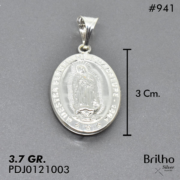 CDJ0941 DIJE VIRGEN GUADALUPE DIAMANTADO