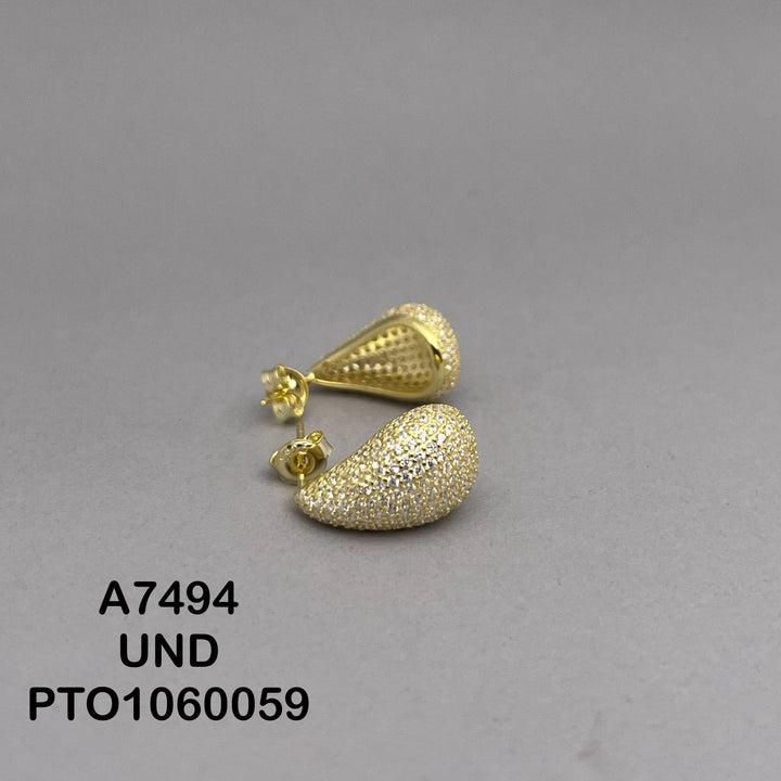 CAJ62 TOPO CHUNKY BA„O ORO MICROCIRCONES