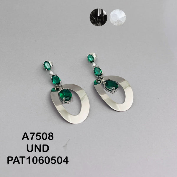 DES0041 ARETE CIRCULO OVALADO LISO