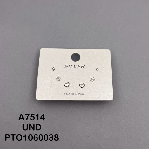 T27N437 TOPO TRIO CORAZON, ESTRELLA ,BOLA