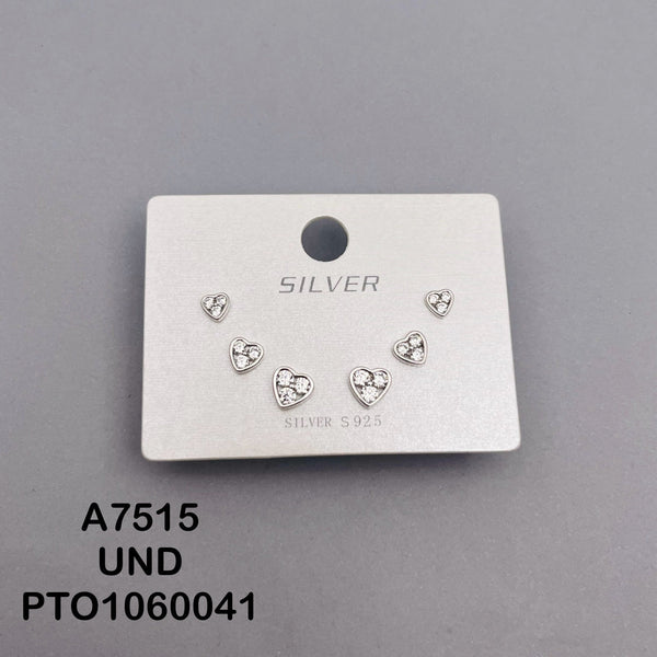 T27N436 TOPO  TRIO CORAZONES MICROCIRCON