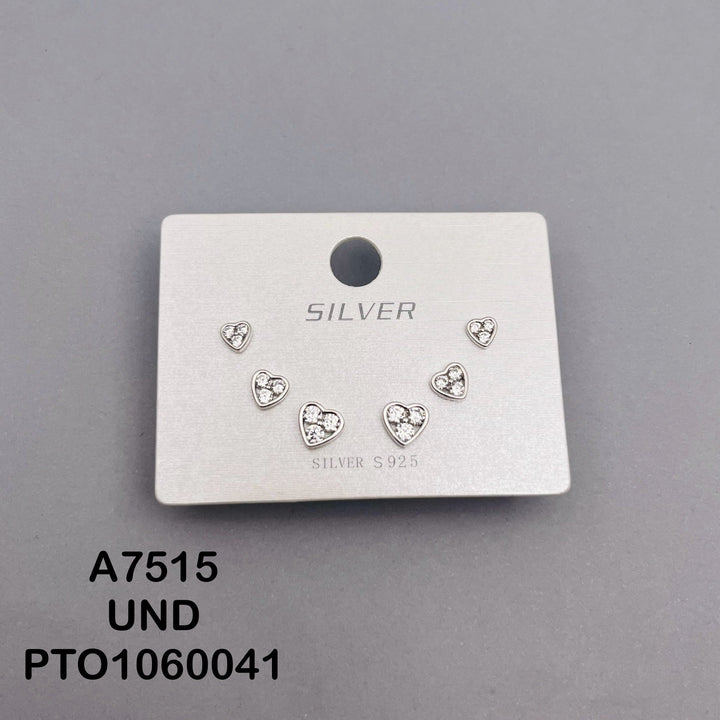 T27N436 TOPO  TRIO CORAZONES MICROCIRCON