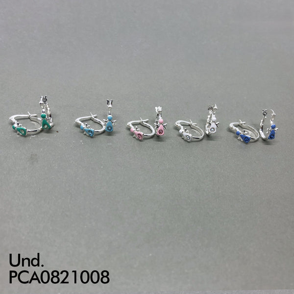 CCA396 CANDONGA ESMALTADA ANGELITO CON CIRCON