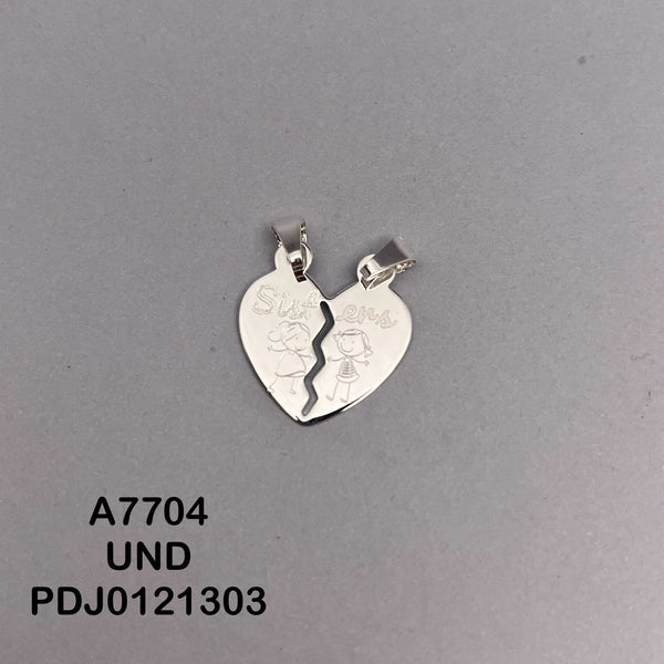 CDJ0601 DIJE CORAZîN PARTIDO SISTERS