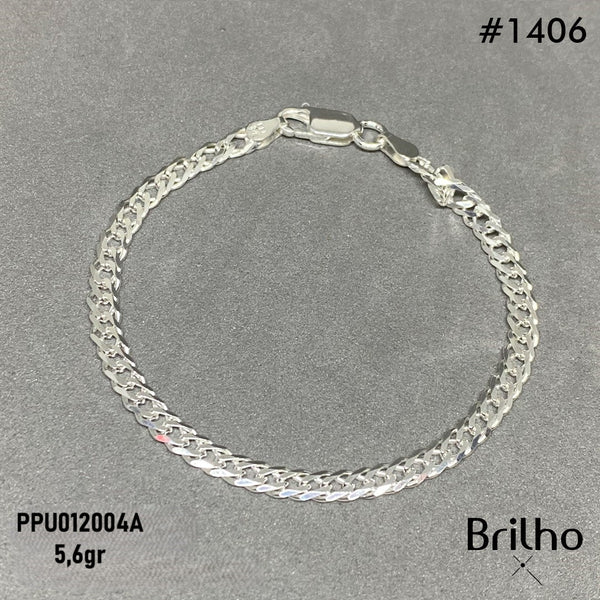 CPU1406 PULSERA DELGADA BARBADA 19CM