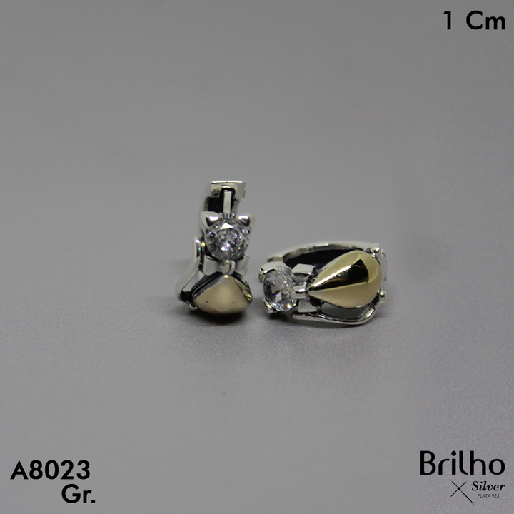 CCA460 CANDONGA HUGGIES ORO PLATA ENVEJECIDA