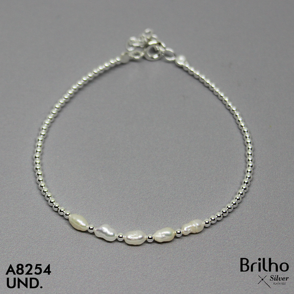 A8254 PULSERA BALINES Y PERLAS