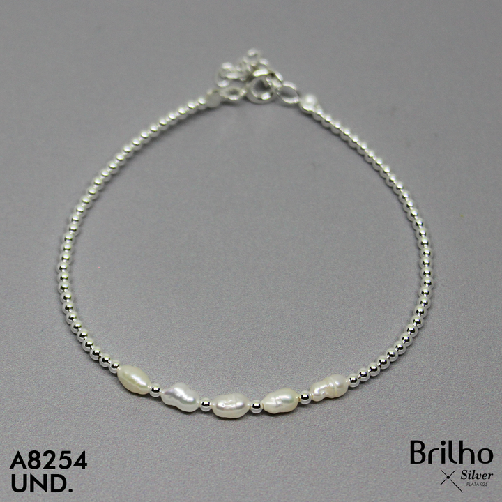 A8254 PULSERA BALINES Y PERLAS