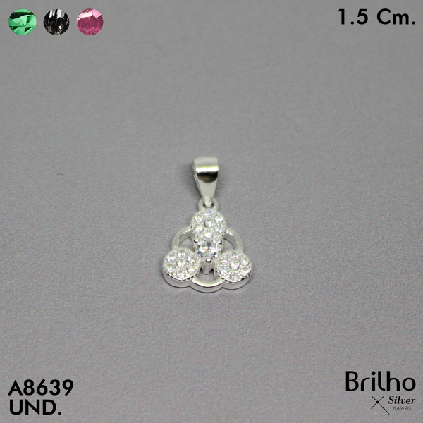 CDJ0015 DIJE FLOR TRES PETALOS