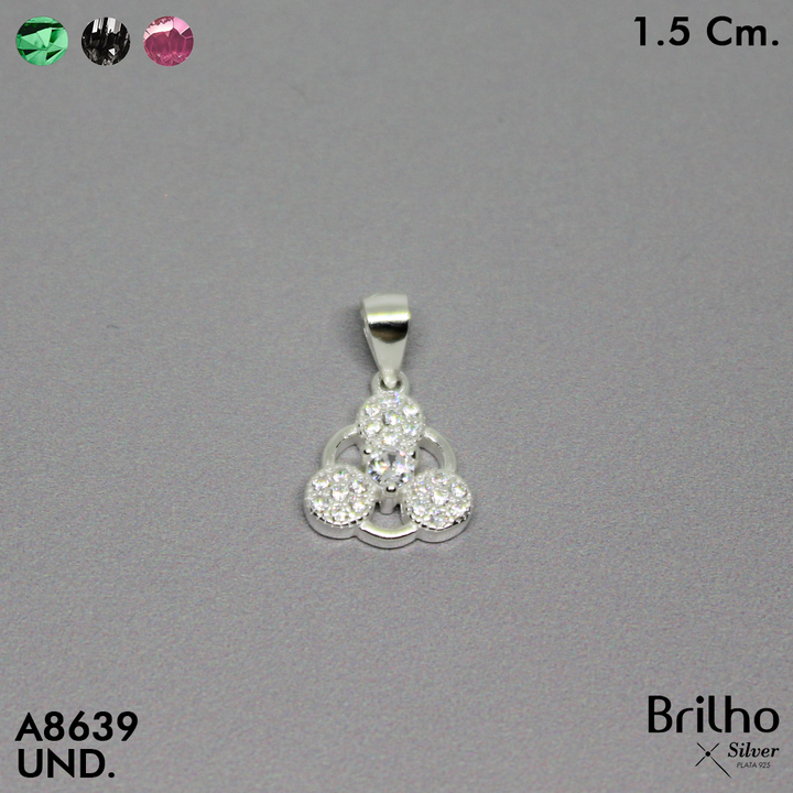 CDJ0015 DIJE FLOR TRES PETALOS