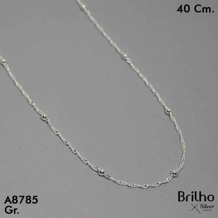 PCD0949A  CADENA DELGADA Y ESPECIAL  40CM