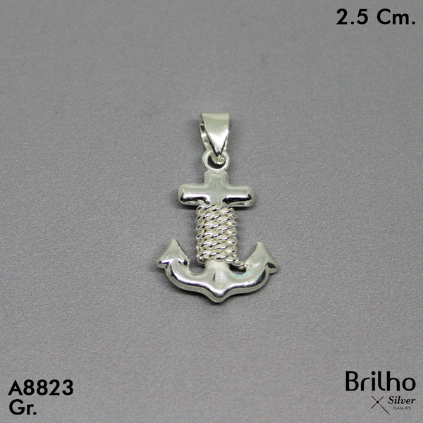 CDJ1079 DIJE ANCLA  ENTORCHADA