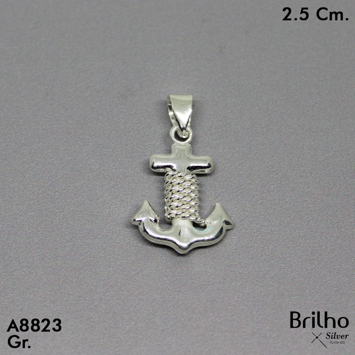 CDJ1079 DIJE ANCLA  ENTORCHADA