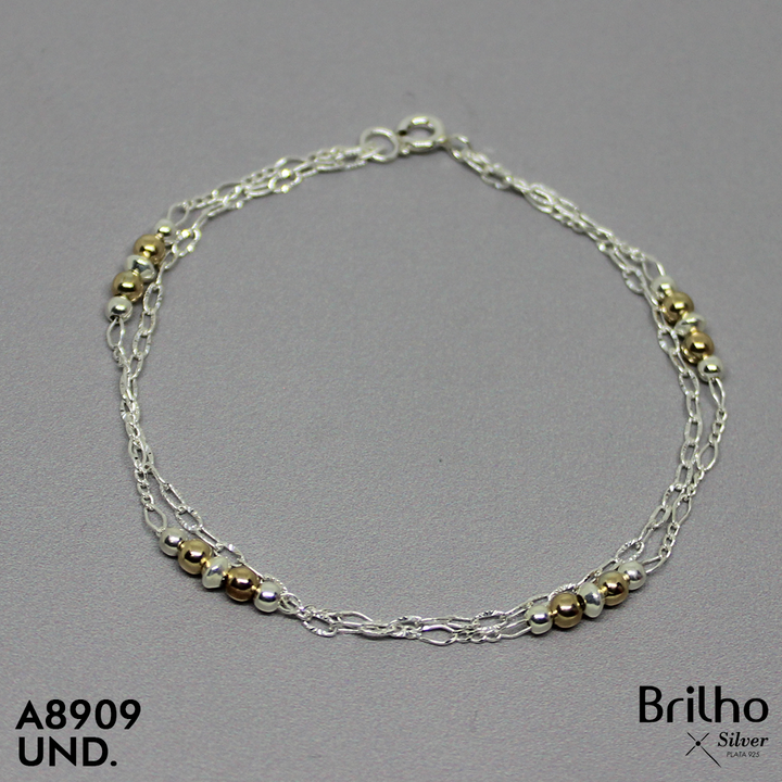 T8N252 PULSERA ORO PLATA