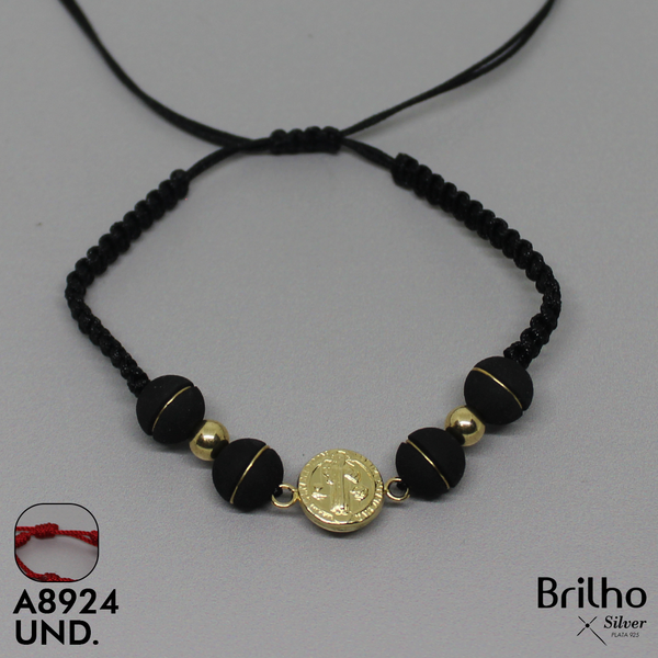 T28N629 PULSERA SAN BENITO ORO LAMINADO