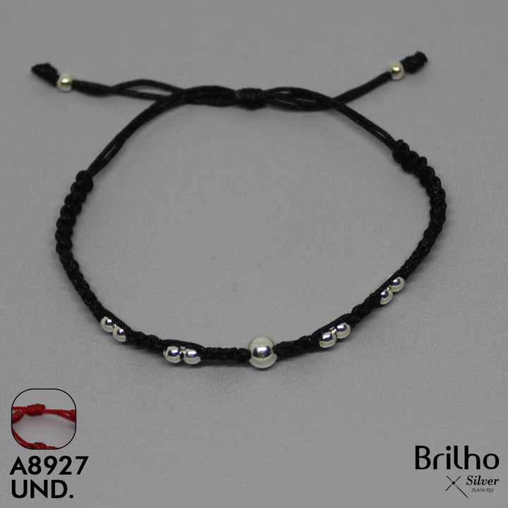 T28N619 PULSERA BALINES DENTRO DE TEJIDO