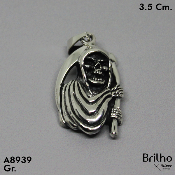 CDJ0384 DIJE  SANTA MUERTE ENVEJECIDO