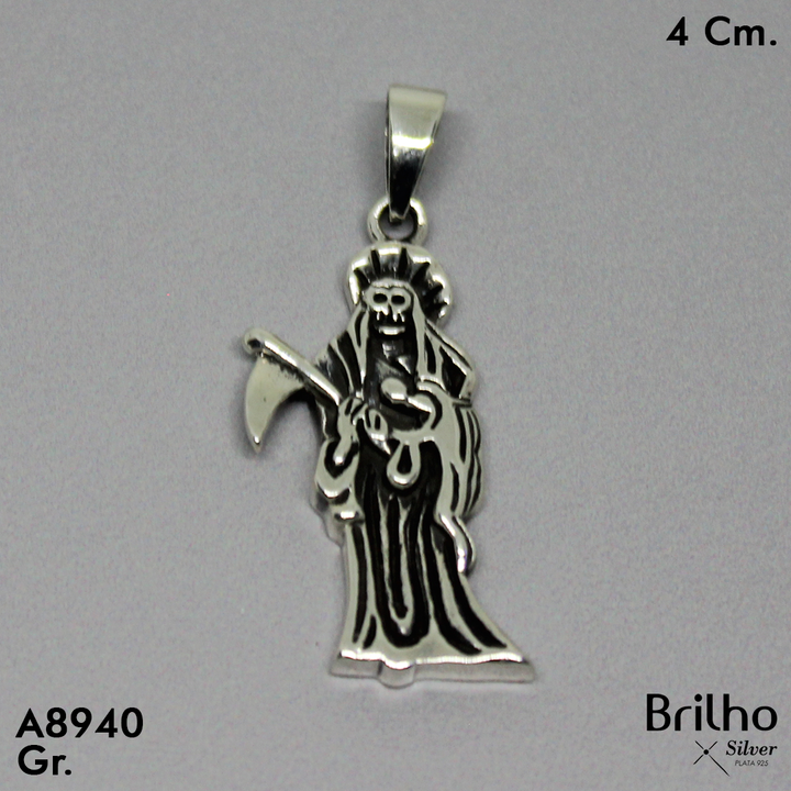 CDJ0387 DIJE SANTA MUERTE ENVEJECIDO