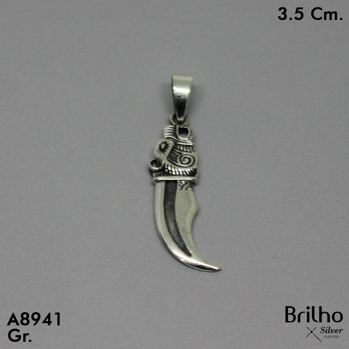 CDJ0388 DIJE CUCHILLO  ENVEJECIDO