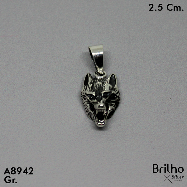 CDJ0391  DIJE LOBO ENVEJECIDO