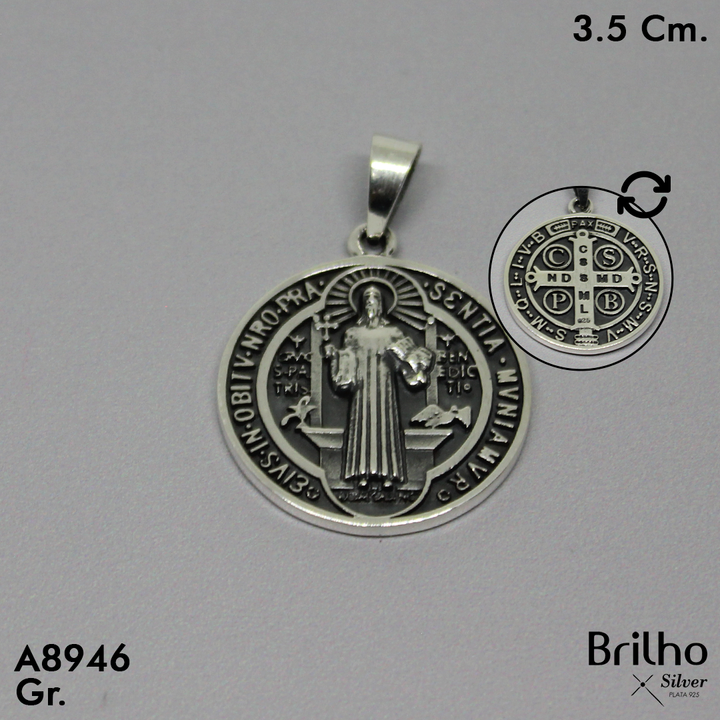 CDJ0399 DIJE SAN BENITO ENVEJECIDO