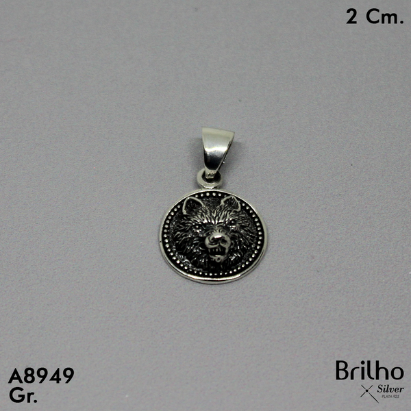 CDJ0438 DIJE LOBO ENVEJECIDO