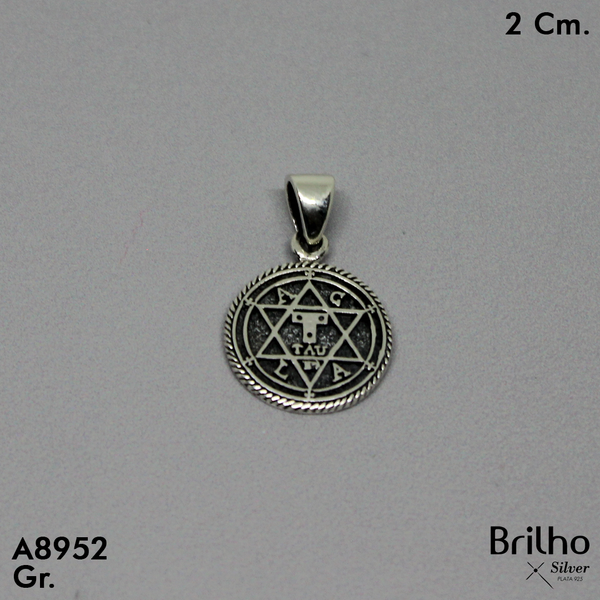 CDJ0447 DIJE PENTAGRAMA ENVEJECIDO