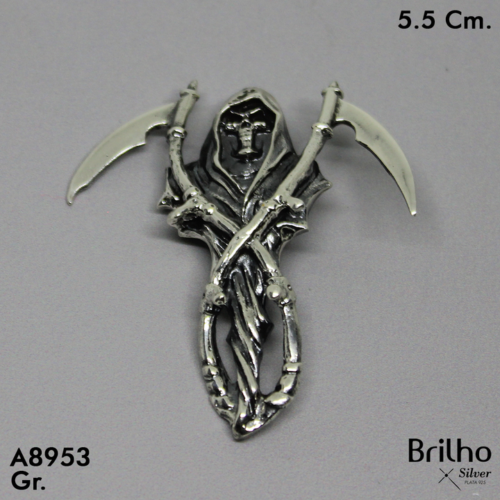 CDJ0450 DIJE SANTA MUERTE ENVEJECIDO