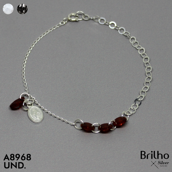 T8N306 PULSERA CIRCONES Y MILAGROSA